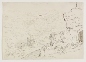 La Vallée et le Temple de Ségeste, Sicile, 1842